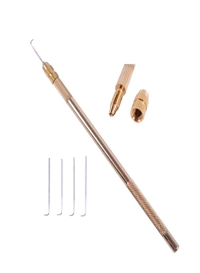 ياتشيو مجموعة إبر تهوية لصنع شعر مستعار من الدانتيل تتضمن 3 قواعد إغلاق شبكية من الدانتيل السويسري وحامل إبر واحد للشعر المستعار مع 4 إبر تهوية. - Image 2